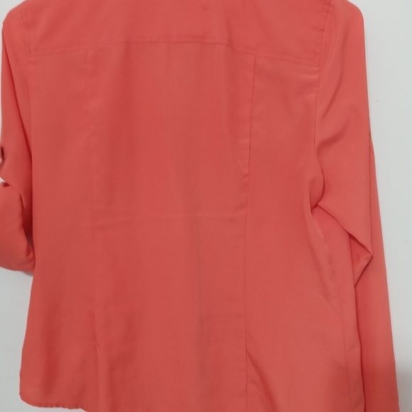 Michael Kors full zip roll tab sleeves "Shacket" - Picture 10 of 13